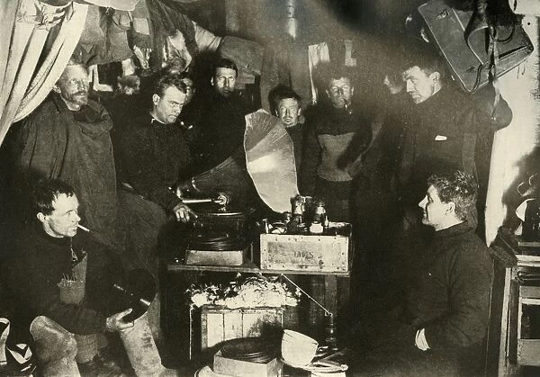 Music in the Hut, c1908, (1909)
