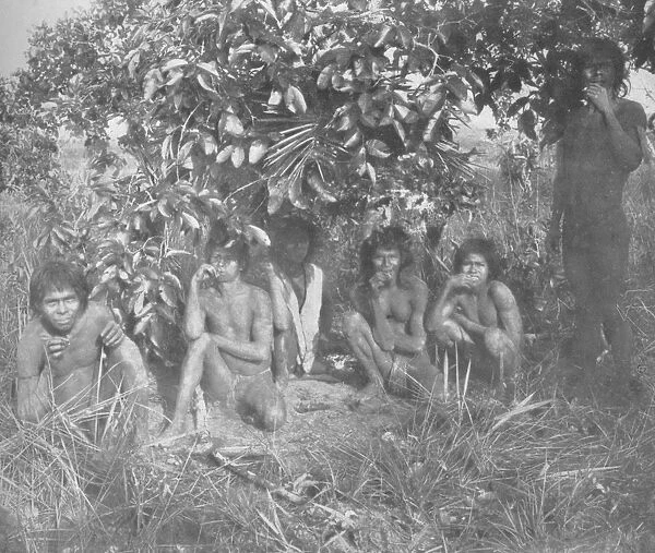 Nambikwara Indians of the State of Matto Grosso, pacified by Colonel Rondon, but not yet fully dr