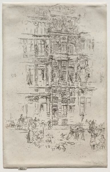 Palaces, Brussels. Creator: James McNeill Whistler (American, 1834-1903)
