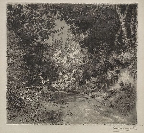 Road to Sevres, c. 1872. Creator: Felix Bracquemond (French, 1833-1914)