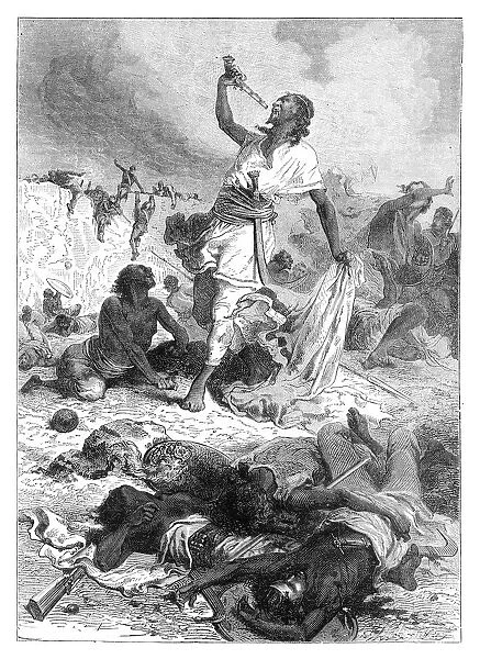 The suicide of Theodore, Magdala, Ethiopia, 1868 (late 19th century)