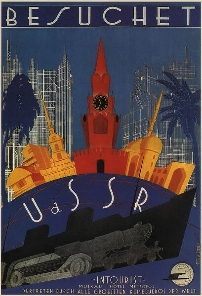 Visit to the USSR, 1930. Artist: Litvak, Max (1898-after 1943)