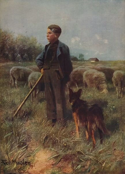 The Young Shepherd, c1915. Artist: Francois Pieter Ter Meulen
