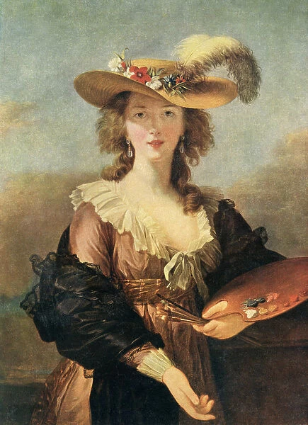Louise elisabeth VigA©e Le Brun, 1755 - 1842, Aka Madame Lebrun. Prominent French Painter. From Bibbys Annual, Published 1915