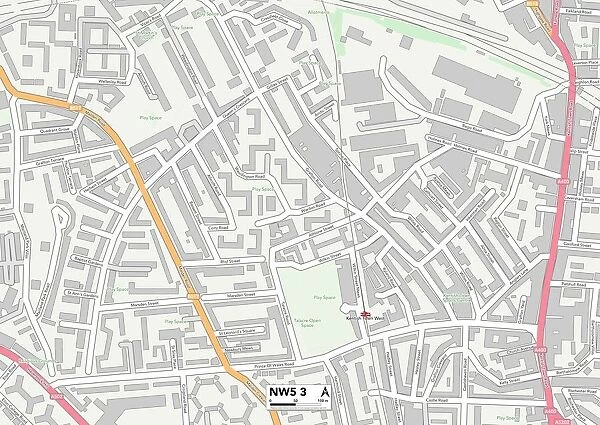 Camden NW5 3 Map