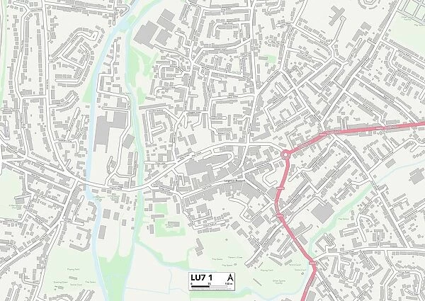 Central Bedfordshire LU7 1 Map