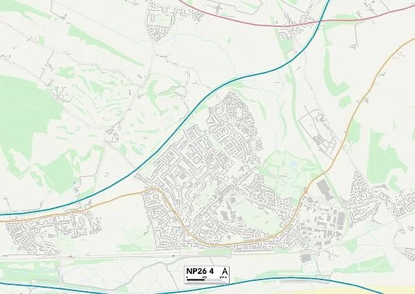 Monmouthshire NP26 4 Map