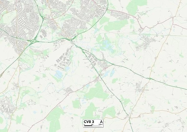 Warwick CV8 3 Map