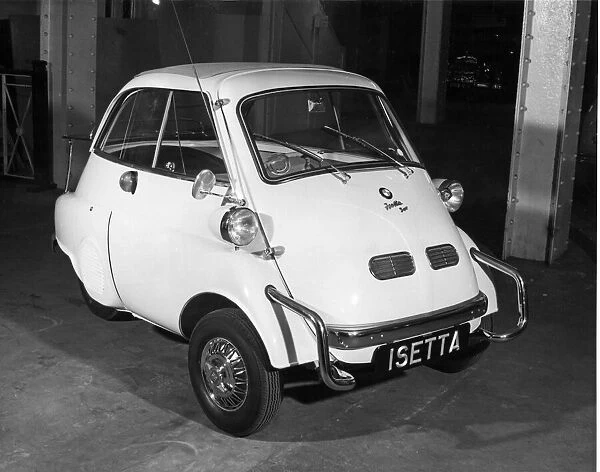 The British Manufactured BMW Isetta, pictured in London at The Dorchester Hotel