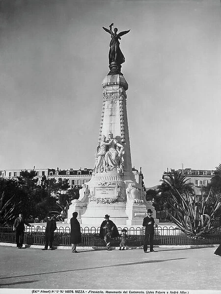 Monument to the Centenary of Nice, work by the sculptors Jules Febvre and Andr Joseph Allar