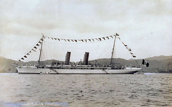 The royal yacht Trinacria belonging to the House Of Savoy