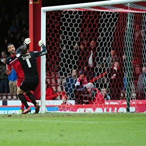 Bristol City Takes 2-Nil Lead Over Barnsley in Npower Championship: Liam Fontaine Scores at Far Post