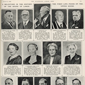 1958 Creation Life Peers