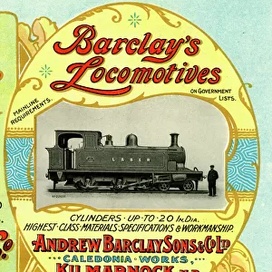 Advert, Barclays Locomotives, Kilmarnock, Scotland