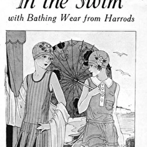 Advert for Bathing Wear from Harrods, London, 1926