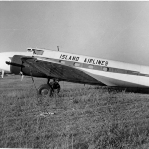 Boeing 247D N18E of Island Airlines