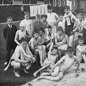 Boys Club, swimming, 1924