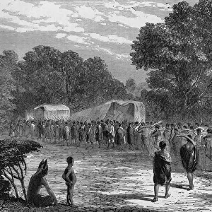 Bringing ivory to the wagons, South Africa, c. 1863