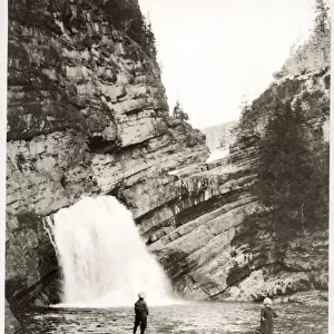 Cameron Falls, Waterton Lakes National Park Canada, c. 1920