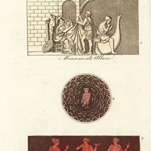 Depictions of Jason, Minerva and Medea