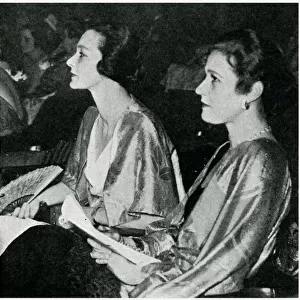 Doris and Anna Zinkeisen at the theatre