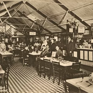 Eagle Hut dining saloon, YMCA, Aldwych, London