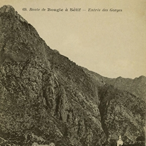 Entrance to the canyon. Bougie, S鴩f, Algeria