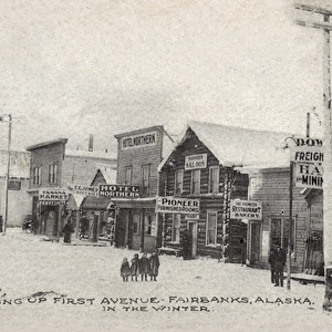 First Avenue, Fairbanks, Alaska, USA