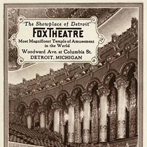 The Fox Theatre, Detroit, Michigan - The Auditorium