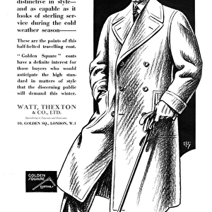 Golden Square coat advertisement