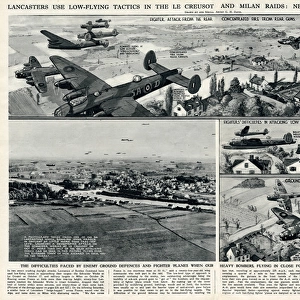 Lancasters use low-flying tactics by G. H. Davis
