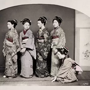 Late 19th century - young Japanese women