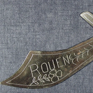 Letter opener Engraved Rouen, France