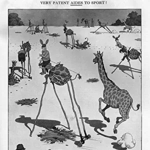 The Lifelyke stilted giraffe lurer by Heath Robinson