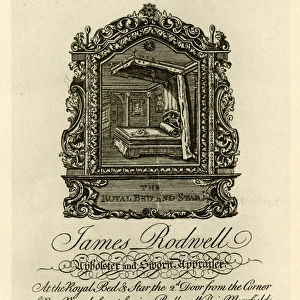 London Trade Card - James Rodwell, Upholsterer
