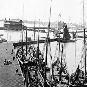 Lowestoft Harbour early 1900s