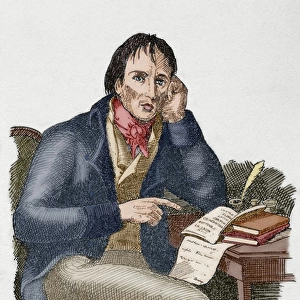 Manuel Maria Barbosa du Bocage (1771-1806). Portrait. Colore
