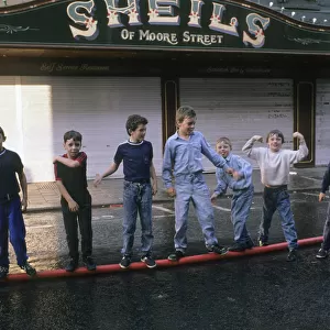 Naughty boys with hose pipe, Dublin - 2