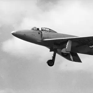 Prototype Supermarine 510 Flying with Undercarriage Down