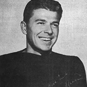 Ronald Reagan, American film star and later President