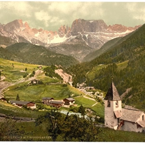 Rosengarten and St. Cyprian, Tyrol, Austro-Hungary