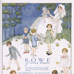 Rowe childrens fashion advertisement