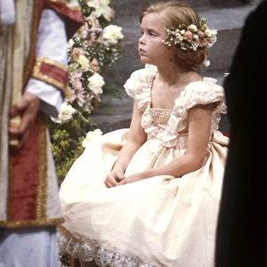 Royal wedding 1986 - bridesmaid
