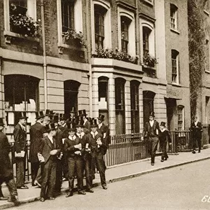 Schoolboys at Eton College, Eton, Windsor, Berkshire