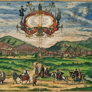 Spain. Granada. Civitates Orbis Terrarum. 16th century
