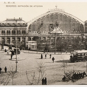 SPAIN. Madrid. Spain (1900). Madrid. Atocha Station