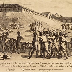 Spain. Peninsular War (1808-1809). French repression