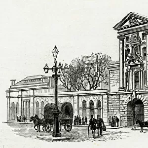 St Bartholomews Hospital, Henry VIII Gate 1886