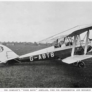 Tiger Moth aeroplane G-ABTB, used for research