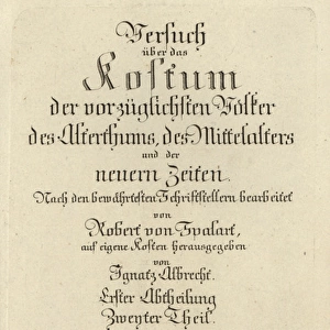 Title page with vignette of a bust of Lessing